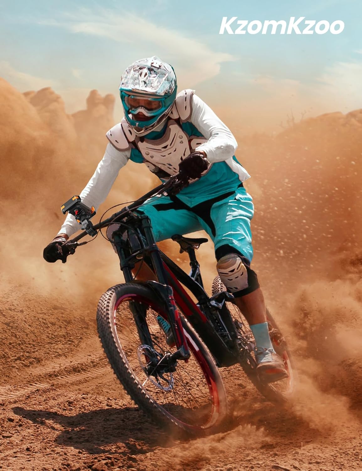 2025 Upgraded Handyhalterung Fahrrad Lenker, Universal Handyhalterung Motorrad [Doppelt Vibrationsgedämpft ] -360°drehbar Handyhalter für iPhone 17 16 15 Pro/Samsung S24 Ultra(4,7-7,2''Smartphone )